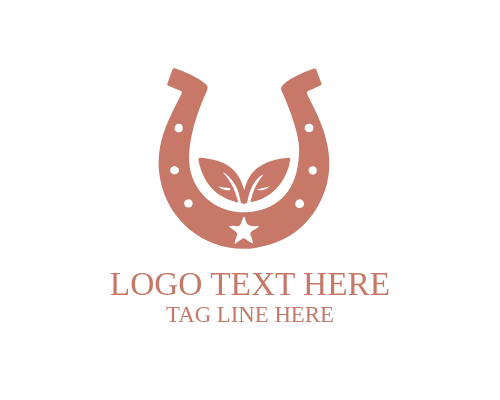 Abstract Horse Shoe Symbol