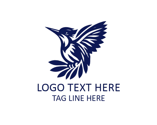 Abstract Kingfisher Logo