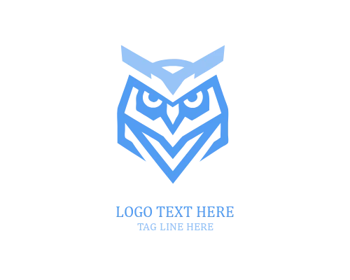 Abstract Knowledge Owl Logo