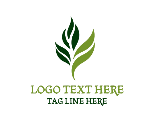 Abstract Leaf Logo