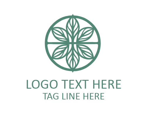 Abstract Leaves Logo