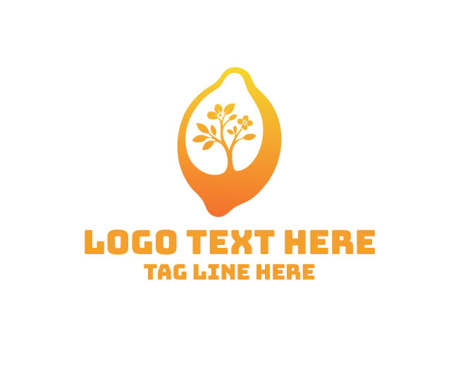  Abstract Lemon Canopy Logo