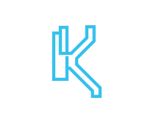 Abstract Letter K Logo