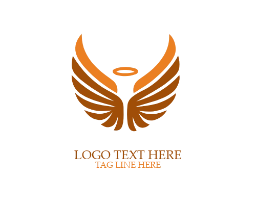 Abstract Line Wings Logo