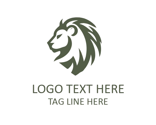 Abstract lion Head Logo for Creative Branding