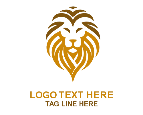 Abstract Lion Logo
