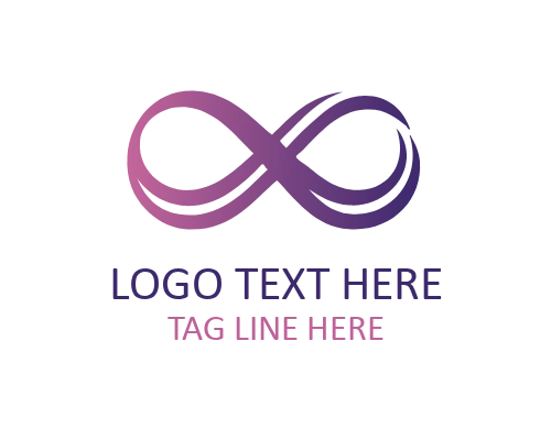 Abstract Loop Balance Logo for Wellness and Nature Brands