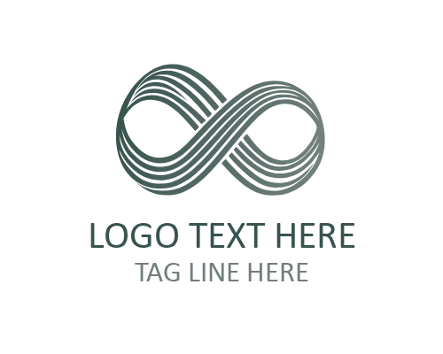 Abstract Loop Drop Logo for Eco, Water, and Nature Brands