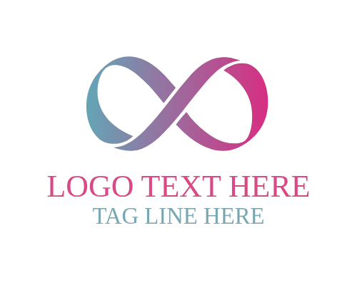 Abstract Minimal Loop Mark for Modern Eco Branding