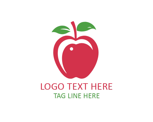 Abstract Modern Apple Logo