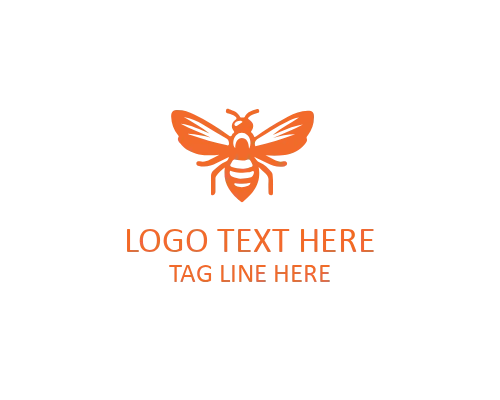 Abstract Modern Bee Logo