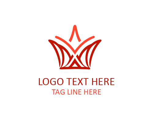 Abstract Modern Crown Logo for Creative and Innovative Brands