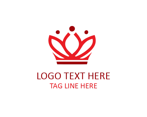 Abstract Modern Geometric Crown Logo for Creative and Innovative Brands