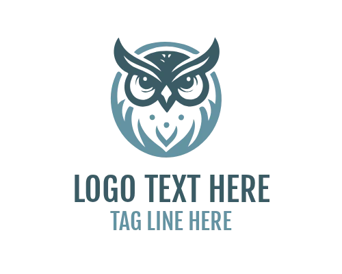 Abstract Modern Owl Logo