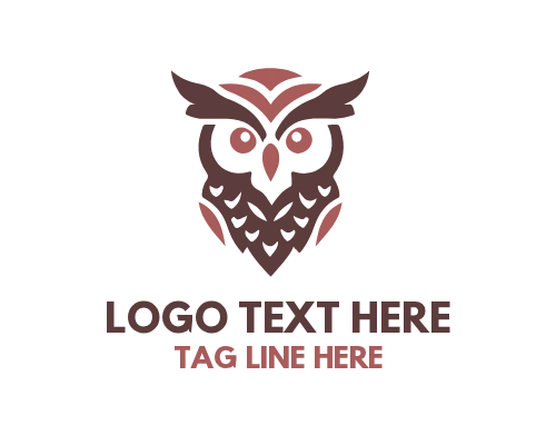 Abstract Modern Owl Logo