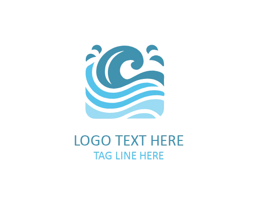 Abstract Modern Wave Logo