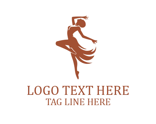 Abstract Motion Dancer Logo