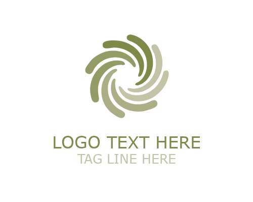 Abstract Motion Swirl Logo