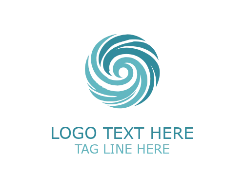 Abstract Motion Wave Logo
