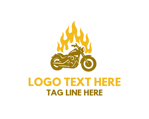 Abstract Motorcycle Energy Logo