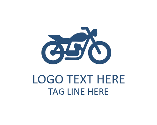 Abstract Motorcycle Speed Logo