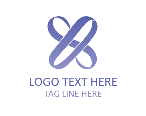 Abstract Natural Loop Emblem for Organic and Eco Brands