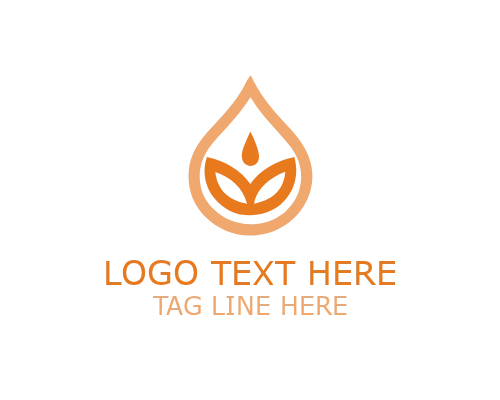 Abstract Oil Emblem Logo