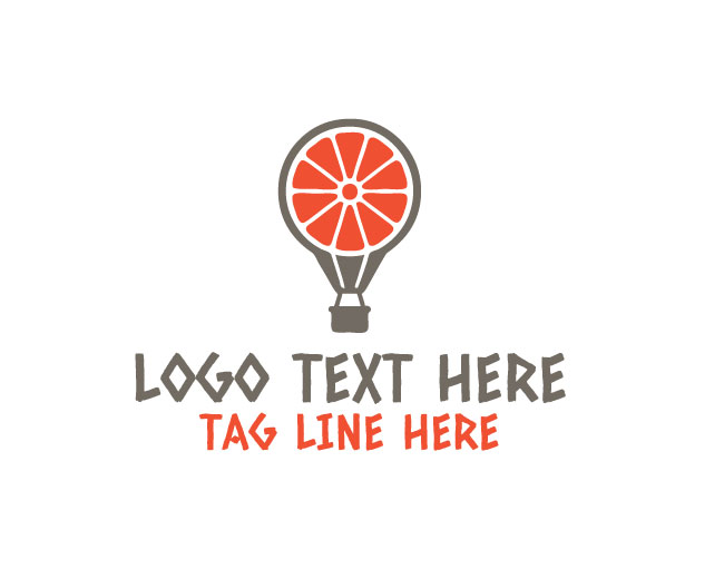 Abstract Orange Float Logo