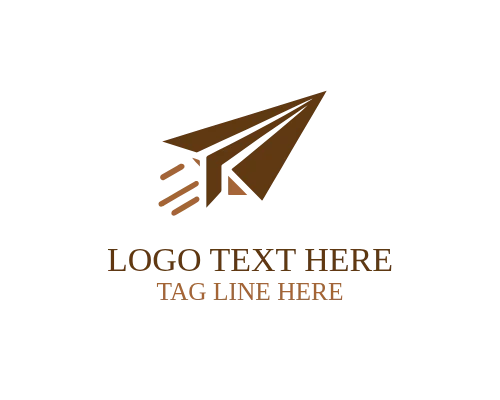 Abstract Paper Plane Mark