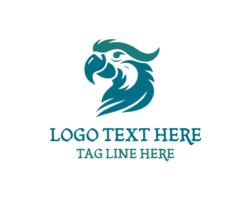 Abstract Parrot Icon Logo