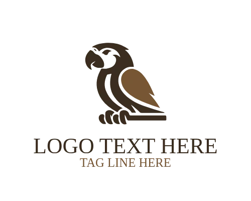 Abstract Parrot Logo