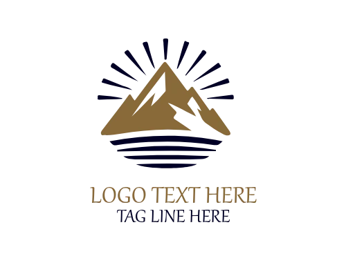 Abstract Peak Symbol Logo for Creative and Corporate Brands
