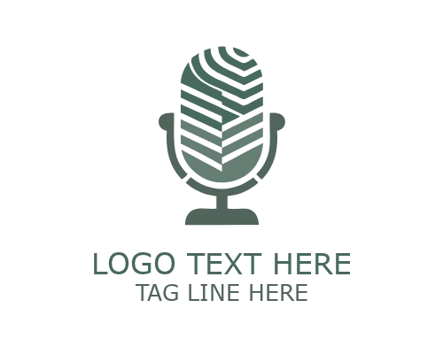 Abstract Podcast Flow Logo for Creative Audio Branding