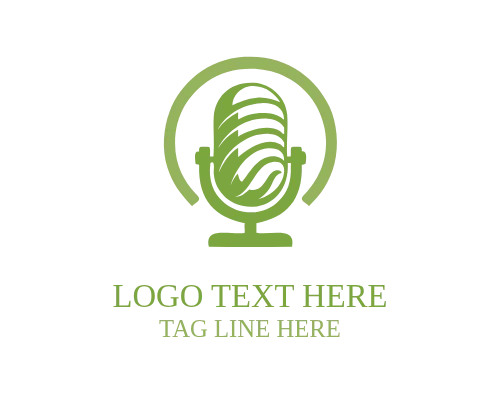 Abstract Podcast Network Logo for Digital Audio and Broadcast Branding