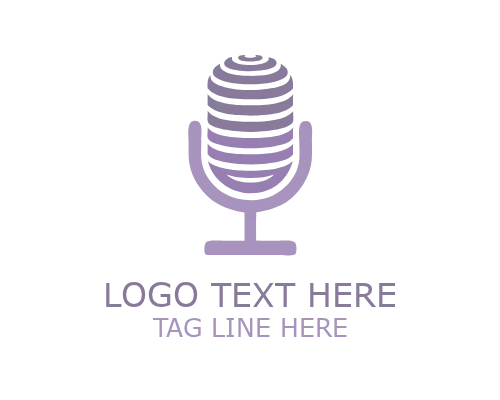 Abstract Podcast Orbit Logo for Digital Broadcast Branding