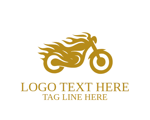  Abstract Power Motorcycle Logo