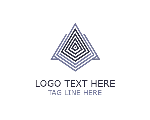 Abstract Pyramid Emblem
