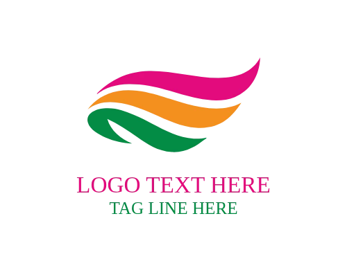 Abstract Ribbon Arc Logo for Modern and Clean Branding