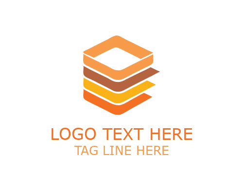 Abstract Ribbon Bridge Logo for Connection and Branding