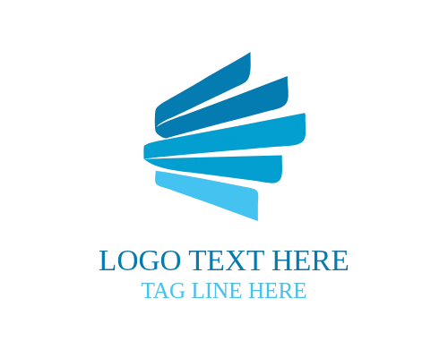 Abstract Ribbon Crest Logo for Premium Brand Identity