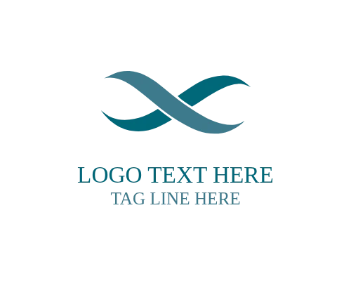 Abstract Ribbon Fusion Logo for Modern Brand Identity