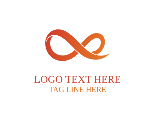 Abstract Ribbon Horizon Logo for Growth Branding