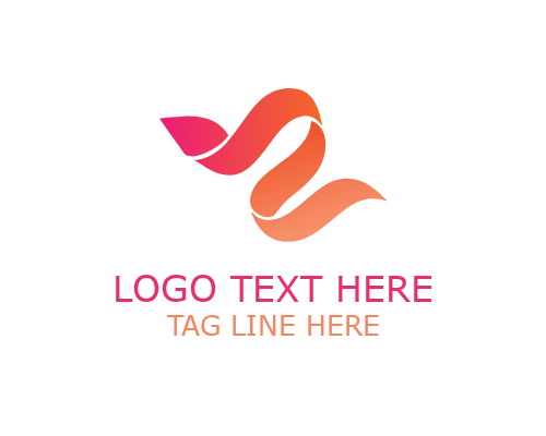Abstract Ribbon Stripe Logo for Minimal and Modern Branding