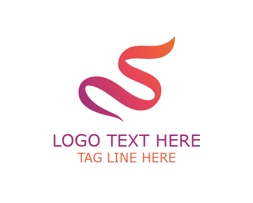 Abstract Ribbon Swoosh Logo for Speed and Motion Branding