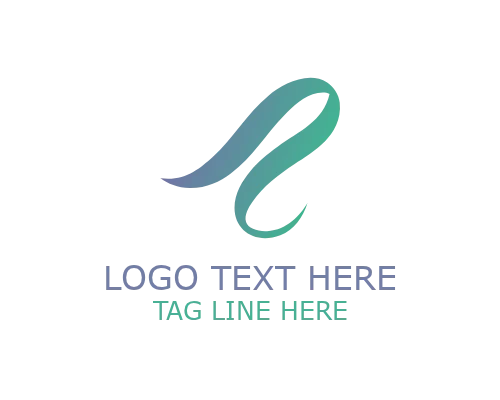 Abstract Ribbon Wing Logo for Freedom and Growth Branding
