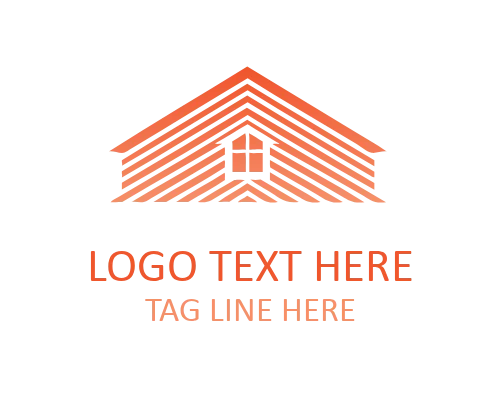 Abstract Roof Shield Logo for Roofing, Safety, and Construction Brands