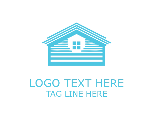 Abstract Roofing Agency Logo