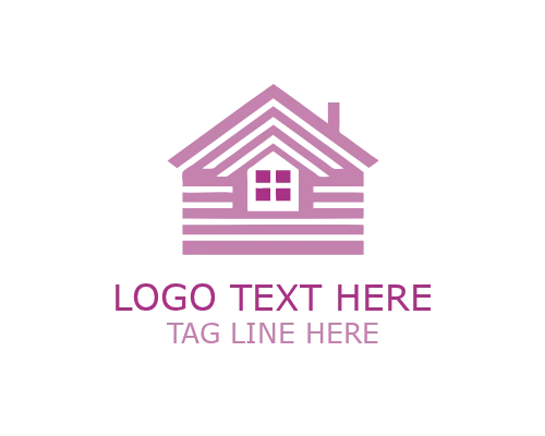 Abstract Roofing Artistic Logo