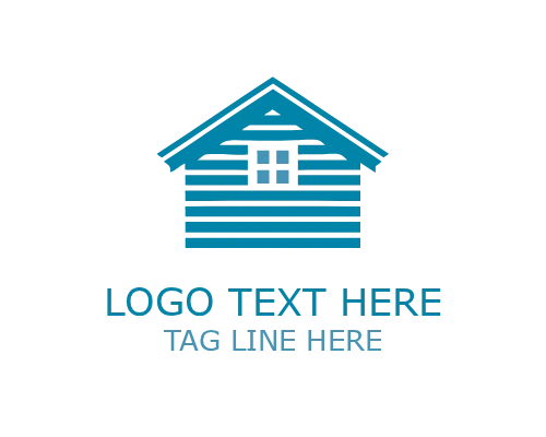 Abstract Roofing Brand Identity Logo