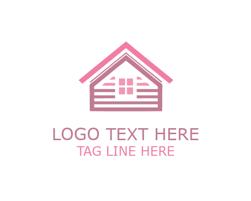 Abstract Roofing Concept Logo for Creative Construction Branding